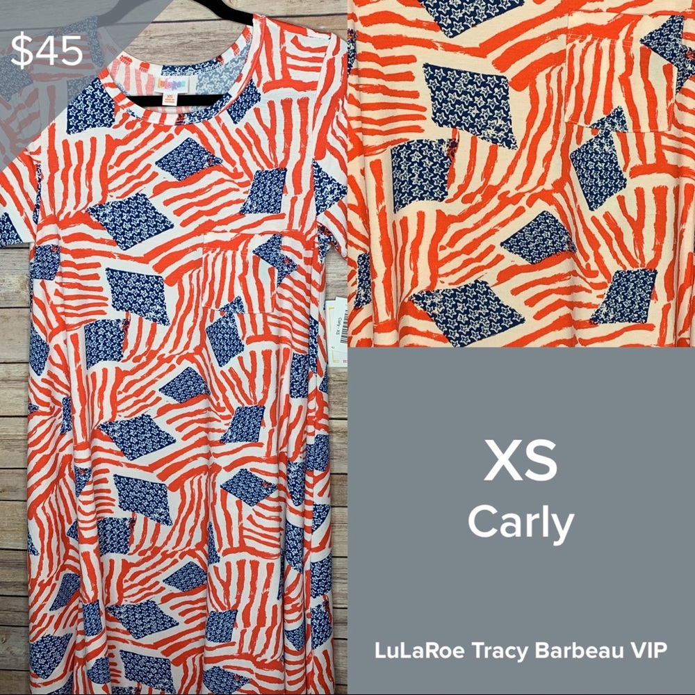 LuLaRoe XS Carly Dress